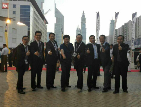 太阳集团tyc4633电气EvoTec产品亮相2015中东电力展---迪拜展