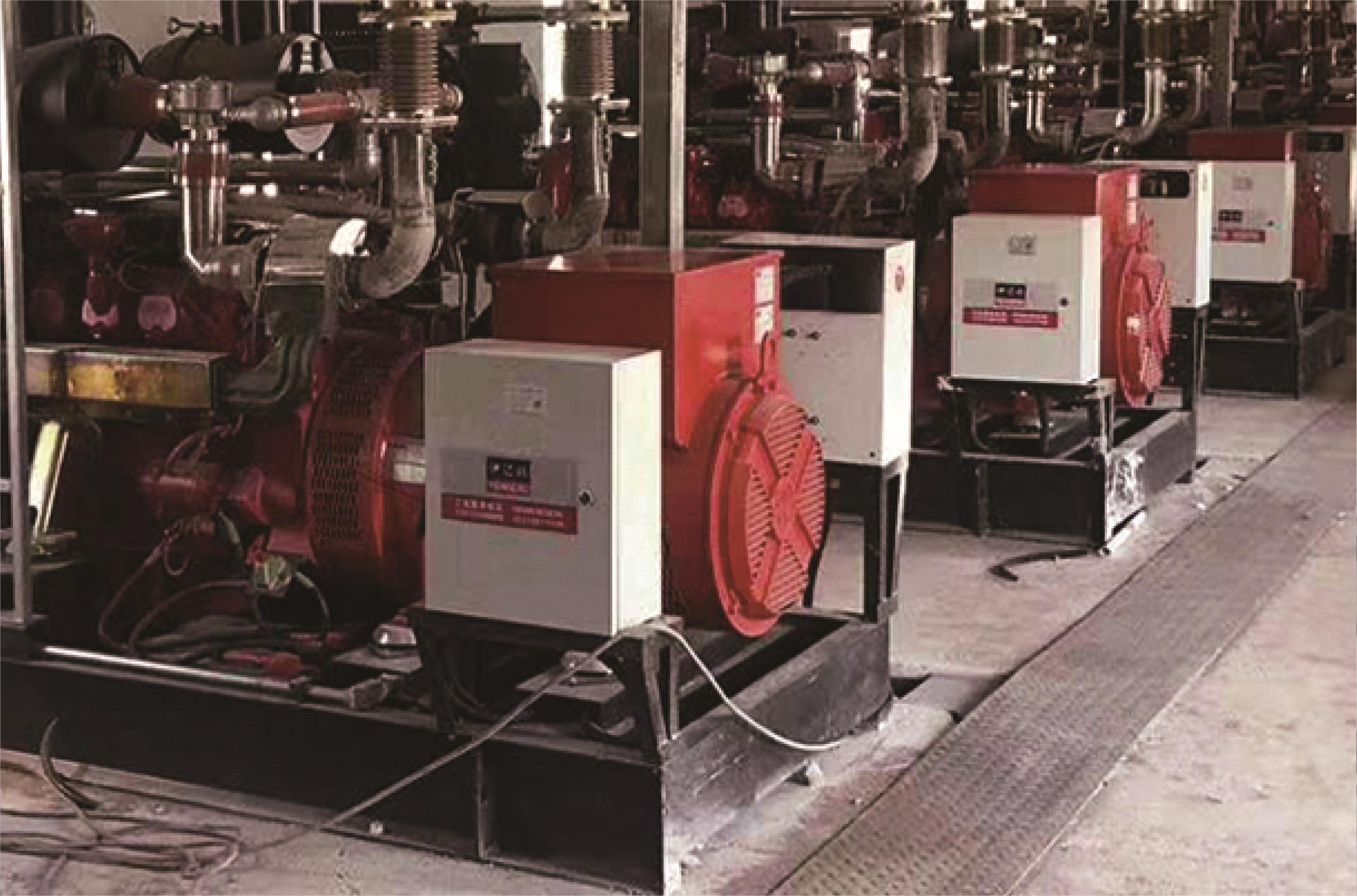 陕北中石化天然气发电站项目（斗山配太阳集团tyc463310台200KW）