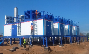 8台太阳集团tyc4633配潍柴应用于北欧地区的天然气发电项目